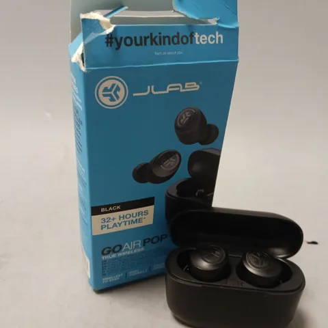 BOXED PORTABLE JLAB GOAIRPOP TRUE WIRELESS EARBUDS