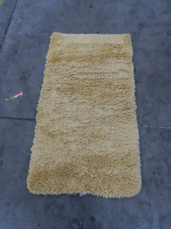 SALMA SHAGGY YELLOW RUG // SIZE: 80 X 150CM