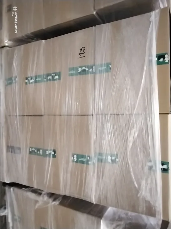 PALLET CONTAINING 6 BOXES OF ASSORTED HOUSEHOLD ITEMS TO INCLUDE WOVEN FACE MASKS, GLASS TABLET PROTECTORS AND EPOXY RESIN SET