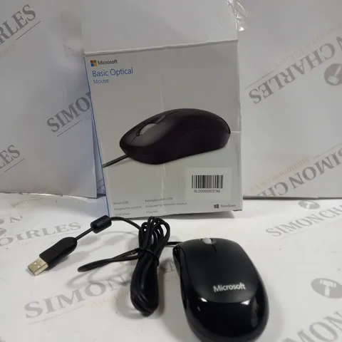 MICROSOFT BASIC OPTICAL MOUSE WIRED 