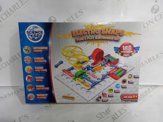 SCIENCE KIDZ ELECTRO SNAPS 188 EXPERIMENTS KIT - ELECTRONIC CIRCUIT SET