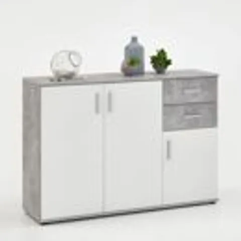 BRAND NEW BOXED BRETON SIDEBOARD CONCRETE (1 BOX)