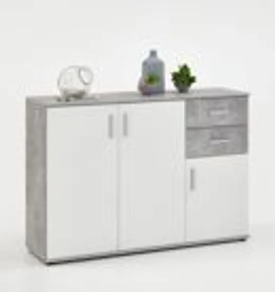 BRAND NEW BOXED BRETON SIDEBOARD CONCRETE (1 BOX)