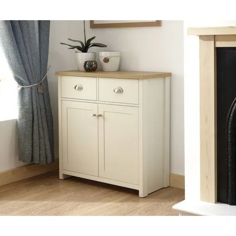 BOXED LANCASTER COMPACT SIDEBOARD - CREAM (1 BOX)