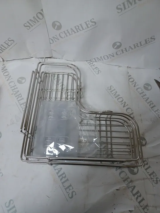 SFIXX STAINLESS STEEL ULTRA HOOK SHOWER CADDY SET OF 2