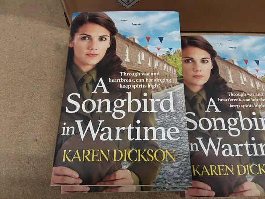 BOX OF ASSORTED BOOKS TO INCLUDE 31X 'RAISING ANTIRACIST CHILDREN' BY BRITT HAWTHORNE, 5X 'A SONGBIRD IN WARTIME' BY KAREN DICKSON (1 BOX)