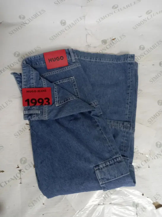 HUGO BOSS GASHIA CARGO JEAN IN BLUE SIZE 32W