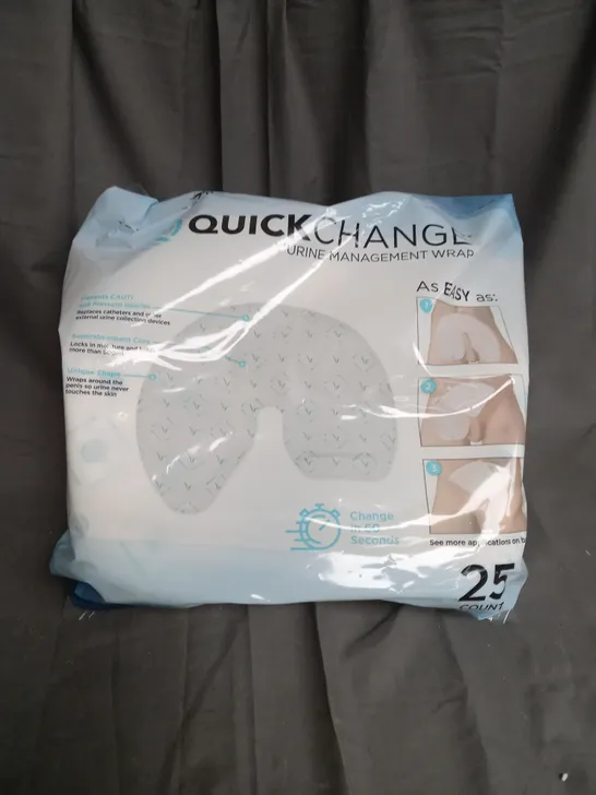 QUICKCHANGE URINE MANAGEMENT WRAPS PACK OF 25