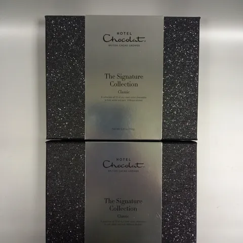 2 X SEALED HOTEL CHOCOLAT THE SIGNATURE COLLECTION CLASSIC CHOCOLATES 