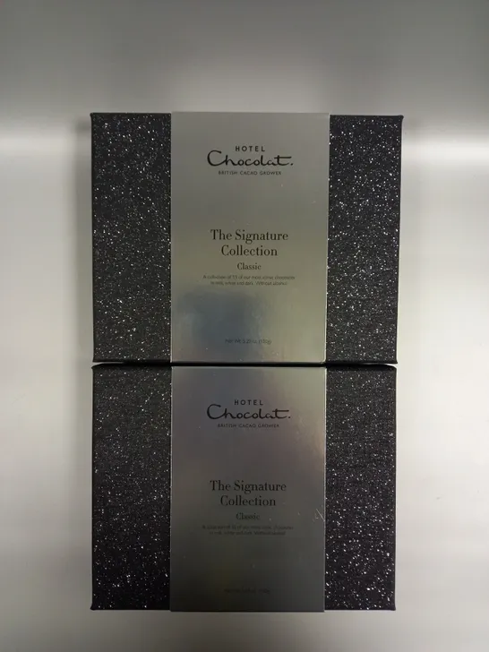 2 X SEALED HOTEL CHOCOLAT THE SIGNATURE COLLECTION CLASSIC CHOCOLATES 