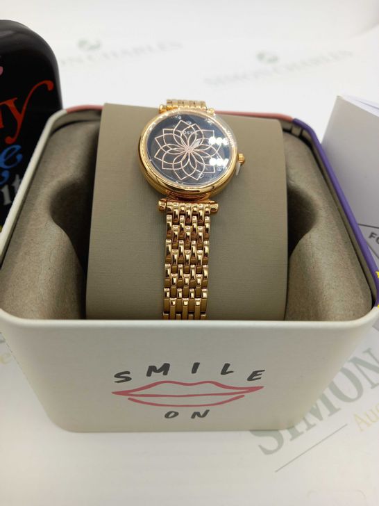 BRAND NEW BOXED FOSSIL WATCH CARLIE MINI R G BRACELET RRP £129