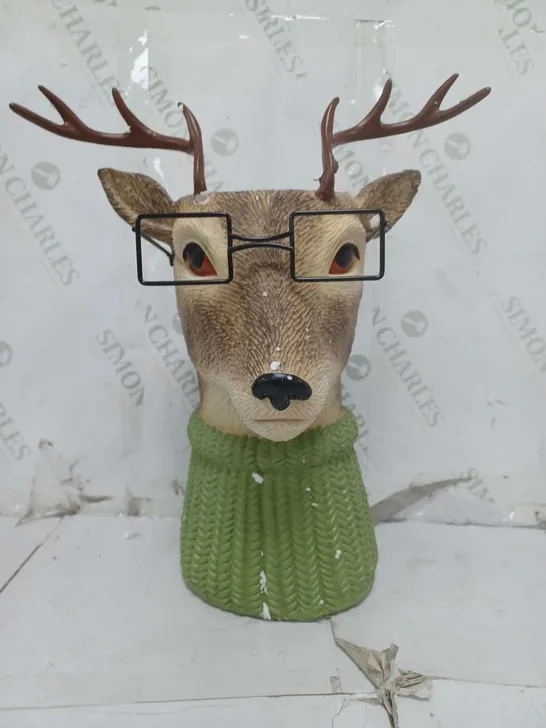 BOXED GARDEN REFLECTIONS NOVELTY PLANTER (DEER)