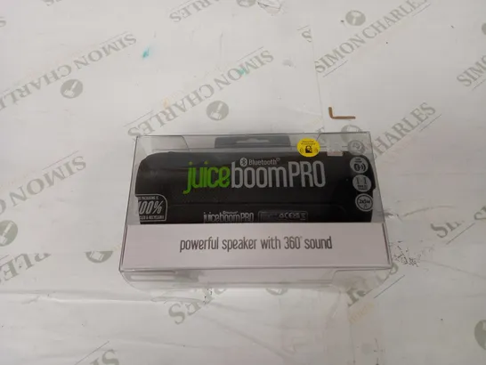 JUICEBOOMPRO PORTABLE BLUETOOTH SPEAKER 