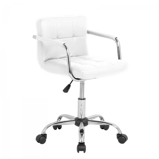 BOXED NEO CUBE OFFICE SWIVEL CHAIR - WHITE (1 BOX)