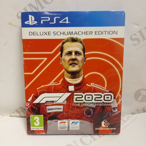 F1 2020 DELUXE SCHUMACHER EDITION PLAYSTATION 4 GAME
