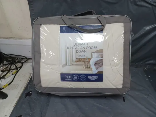 SNUGGLEDOWN ULTIMATE HUNGARIAN GOOSE DOWN DUVET KING 13.5 TOG 