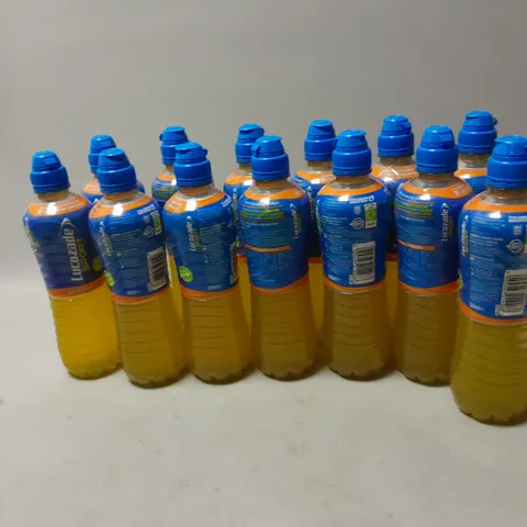 12 ORANGE LUCOZADE SPORT BOTTLES