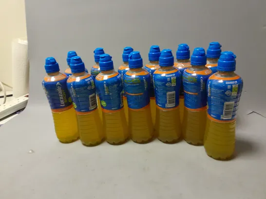 12 ORANGE LUCOZADE SPORT BOTTLES