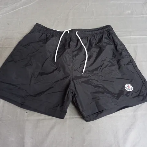 MONCLER SWIM SHORTS IN BLACK SIZE L