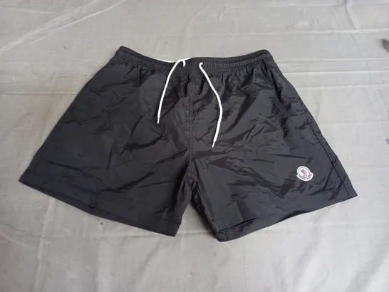 MONCLER SWIM SHORTS IN BLACK SIZE L