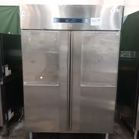 POLARIS STAINLESS DOUBLE FISH FRIDGE COMMERCIAL CATERING F. PLUS TN 140