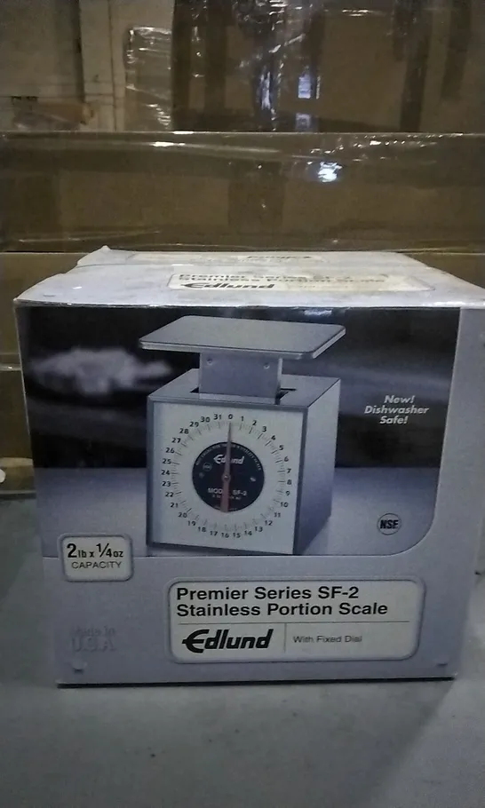 EDLUND PREMIER SERIES SF-2 STAINLESS PORTION SCALE WITH FIXED DIAL