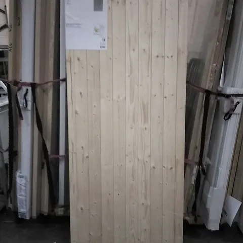 2033MM X 813MM NORDIC SOFTWOOD LEDGED AND BRACED DOOR