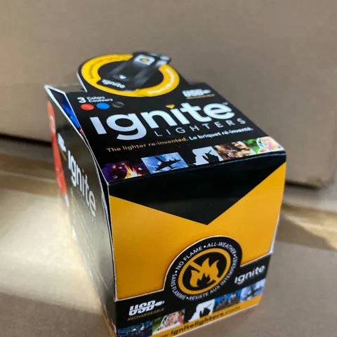 10 PACKS OF IGNITE USB LIGHTERS 