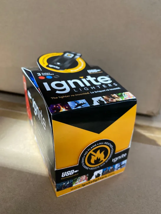 10 PACKS OF IGNITE USB LIGHTERS 