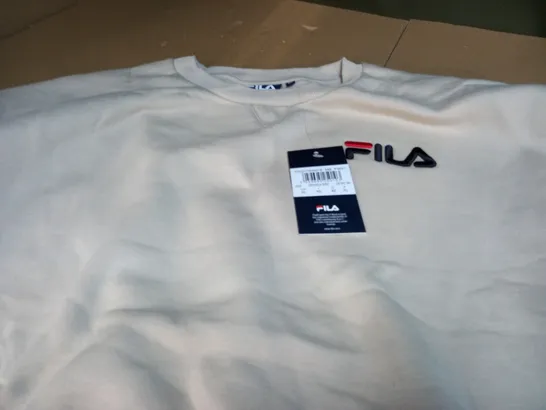 FILA CREW NECK SWEATER IN OXFORD TAN - XL