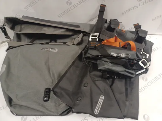 LOT OF 3 ASSORTED ORTLIEB WATERPROOF BAGS