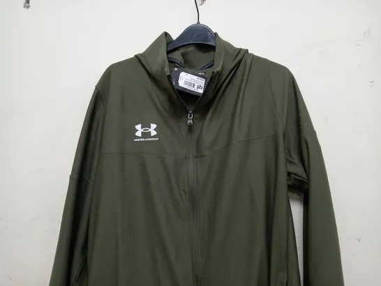 UNDER ARMOUR CHALLENGER TRACKSUIT IN MARINE GREEN - XL