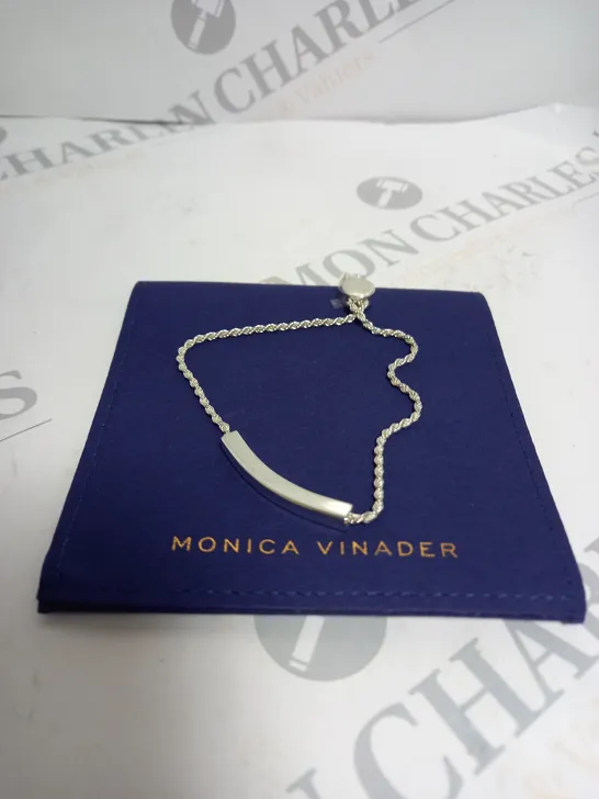 BOXED MONICA VINADER LINEAR MINI FRIENDSHIP CHAIN BRACELET