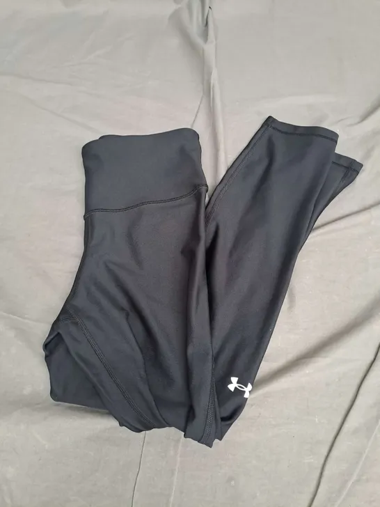 UNDER ARMOUR COMPRESSION LEGGINGS IN BLACK SIZE S/M