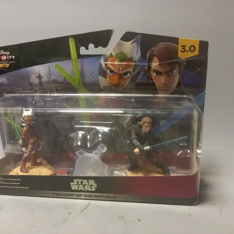 DISNEY INFINITE STAR WARS TWILIGHT OF THE REPUBLIC PLAY SET AHSOKA TANO AND ANAKIN SKYWALKER