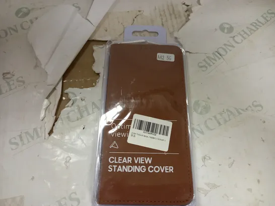BROWN MOBILE PHONE LEATHER EFFECT WALLET STYLE CASE