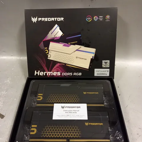 BOXED PREDATOR HERMES DDR5 RAM - 2 X 16GB