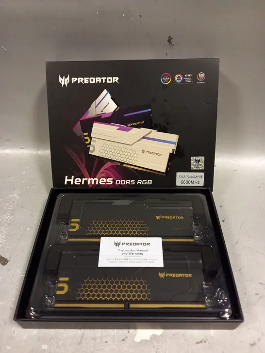 BOXED PREDATOR HERMES DDR5 RAM - 2 X 16GB