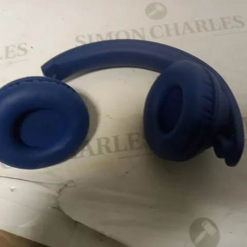 WESC ON-EAR HEADPHONES NAVY BLUE