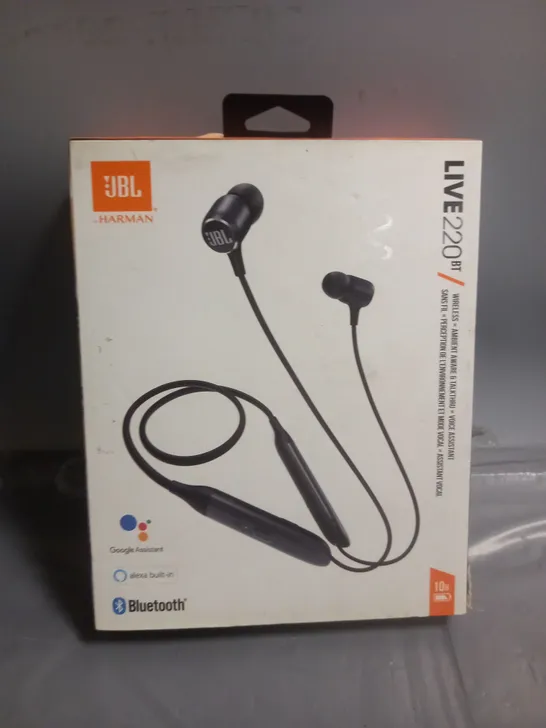 BOXED JBL LIVE220 BT EARPHONES