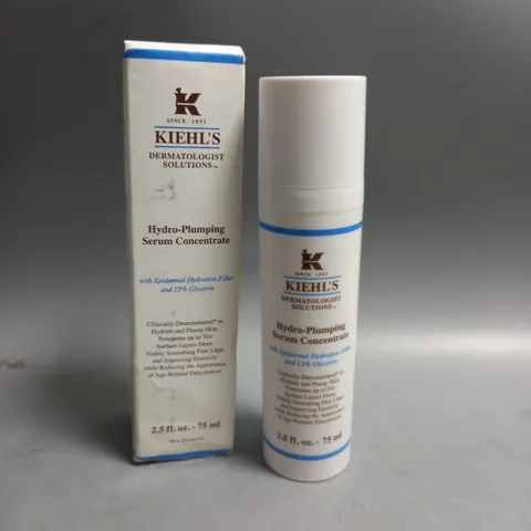 BOXED KIEHL'S HYDRO-PLUMPING SERUM CONCENTRATE 75ML