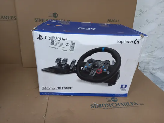 BOXED LOGITECH G29 DRIVING FORCE GAMING STEERING WHEEL 