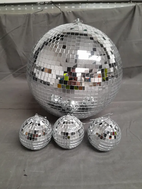 MIRROR DISCO BALL SET