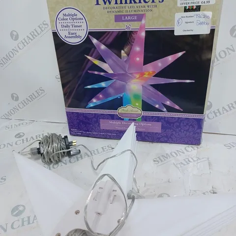 BOXED PACIFIC ACCENTS STAR BURST LIGHT