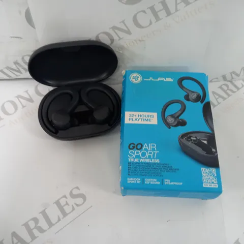 BOXED JLAB GO AIR SPORT TRUE WIRELESS EARBUDS IN BLACK