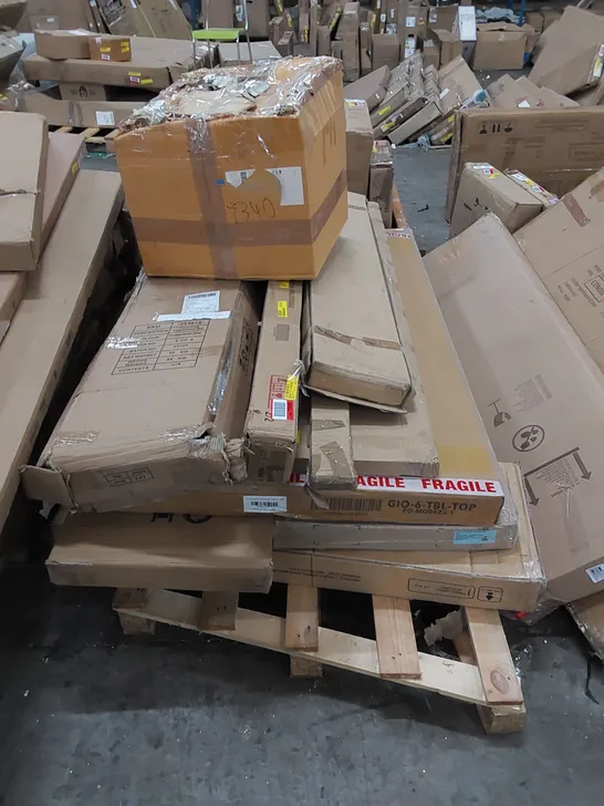 PALLET TO CONTAIN ASSORTED BOXED FURNITURE AND FURNITURE PARTS