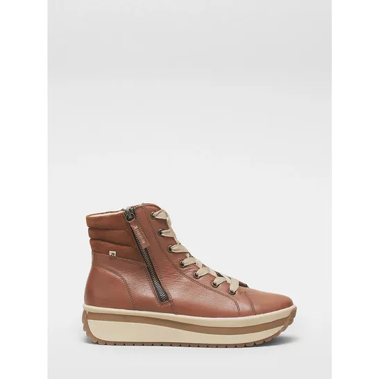 RIEKER HIGH TOP TRAINER IN TAN SIZE 4