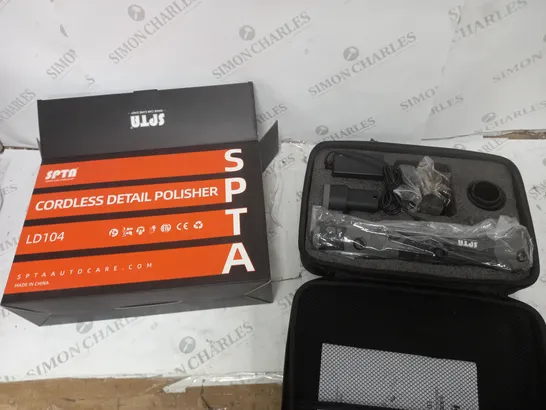 BOXED SPTA CORDLESS DETAIL POLISHER LD104