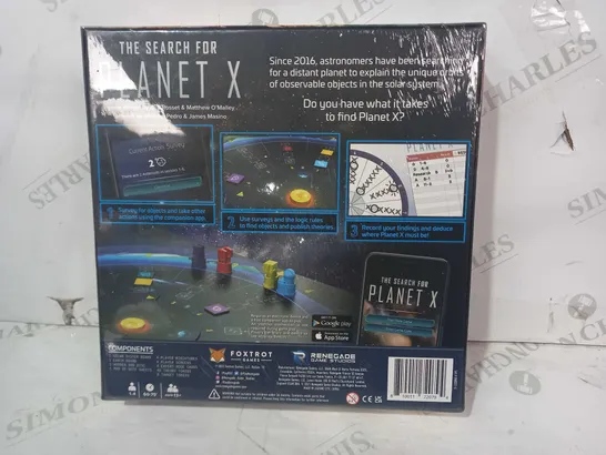 FOXTROT GAMES, RENEGADE GAME STUDIOS - THE SEARCH FOR PLANET X BOARD GAME