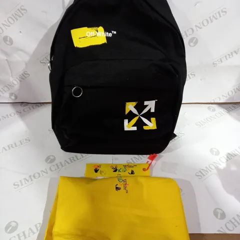 OFF-WHITE BOYS SHAPE LOGO BACKPACK